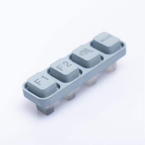 Laser Engraving On Silicone Rubber Keypad For night Design