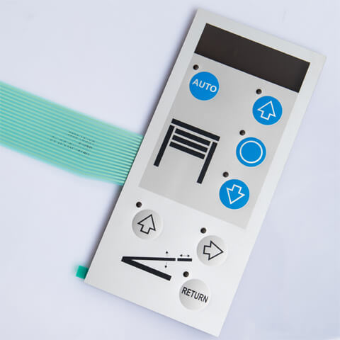 china backlight membrane switch panel