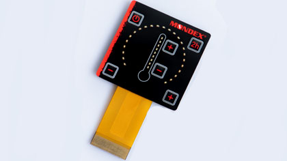 The design direction of the Backlight Membrane Switch.