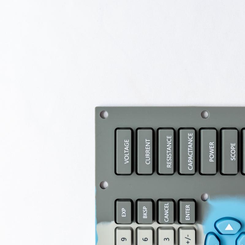 Elastomer rubber keypads